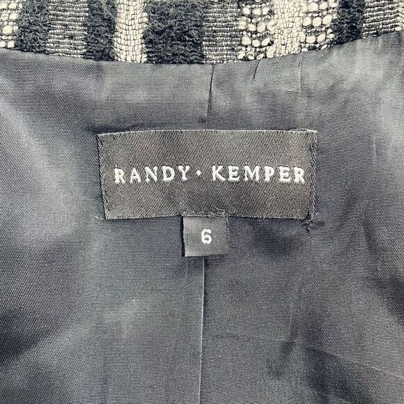 Vintage Randy Kemper Women’s Size 6 Textured Wool Zip up Jacket Made in USA - Picture 13 of 14